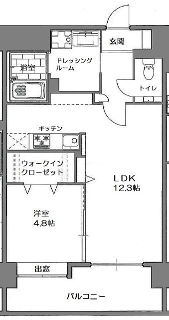 コンシェリア平成南(1LDK/2階)の間取り写真