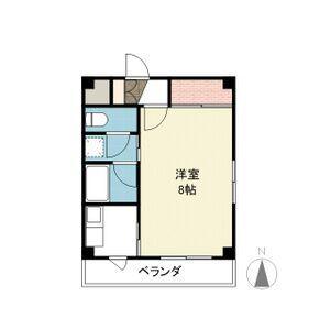 ステージア上社(1K/1階)の間取り写真