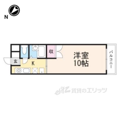 メゾンドプレミール(1K/2階)の間取り写真