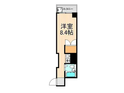 浅草三和ビル(ワンルーム/7階)の間取り写真