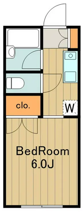 エステル堀之内 1階階 間取り