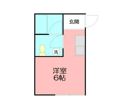 アネックスガーデン小田急相模原(ワンルーム/2階)の間取り写真