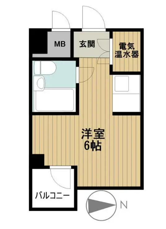 メゾン南平 1階階 間取り