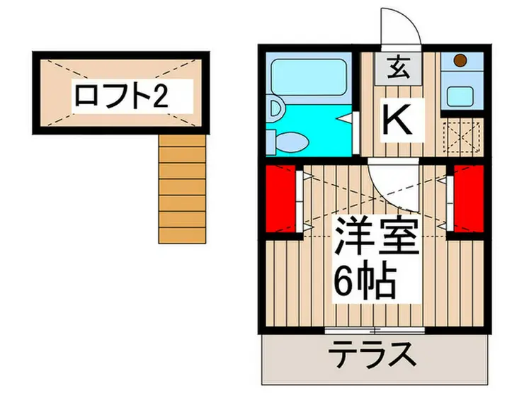 シティパレス上尾5 1階階 間取り