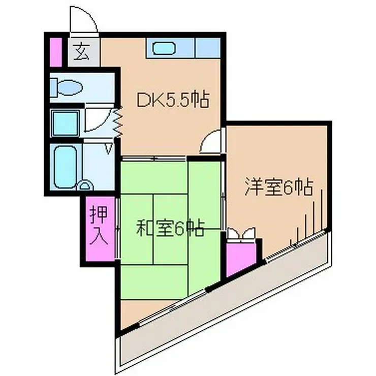 メゾン森辰 4階階 間取り