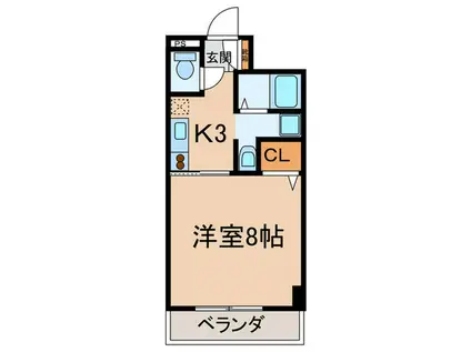 サン東山公園イースト(1K/10階)の間取り写真