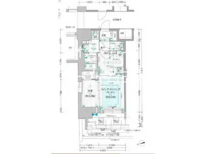 プレサンス レイズ 千種今池(1LDK/5階)の間取り写真