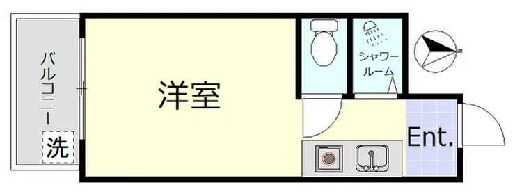 パールシティ中野 2階階 間取り