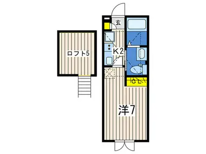 マ・ピエス十番館(1K/1階)の間取り写真