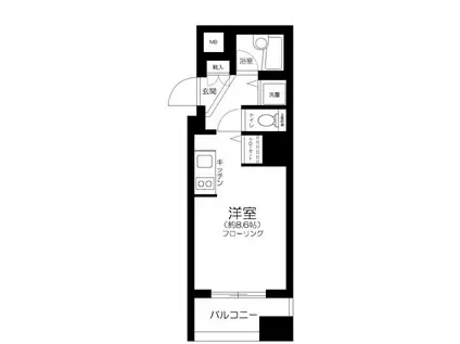 パレステュディオDOLCE本駒込(ワンルーム/8階)の間取り写真