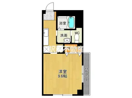 SUNパール駅前(1K/9階)の間取り写真