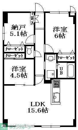 クレール和泉(2SLDK/1階)の間取り写真