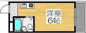 プリマベーラ堺東(1K/2階)の間取り写真