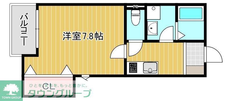 VILLA AVENIR(1K/3階)の間取り写真