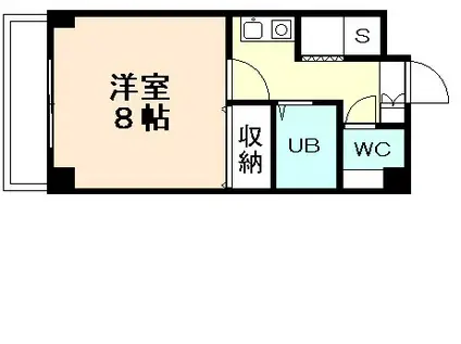 パラシオKONISHI(1K/3階)の間取り写真