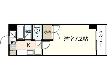 大宮KTビル(1K/4階)の間取り写真