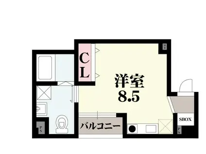 ORIENTCITY・K(ワンルーム/5階)の間取り写真