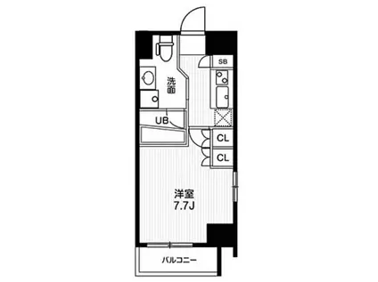 N-STAGE 板橋本町アジールコート(1K/2階)の間取り写真