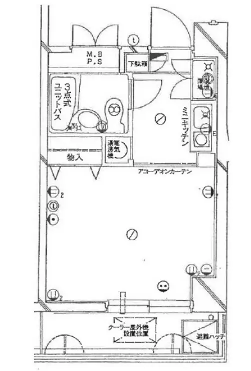 朝日プラザ妙蓮寺 2階階 間取り