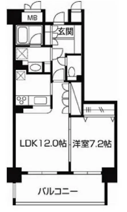 ウインベル我孫子 2階階 間取り