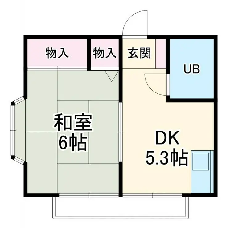 モリベハイツ 2階階 間取り