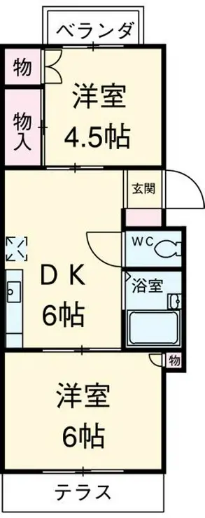 メゾン船橋法典 3階階 間取り