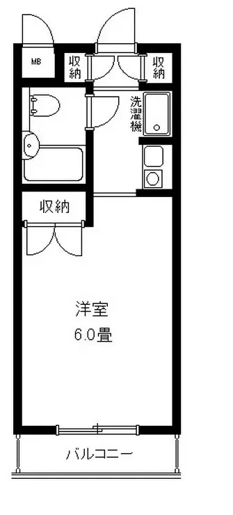 セザール第二新丸子 3階階 間取り