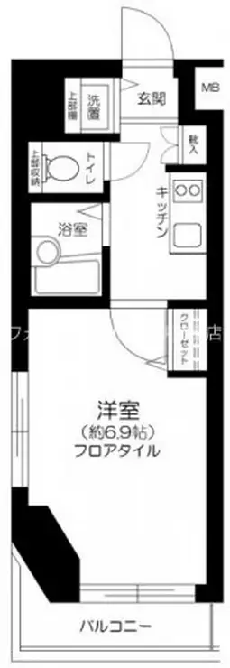 プレール・ドゥーク清澄白河 1階階 間取り