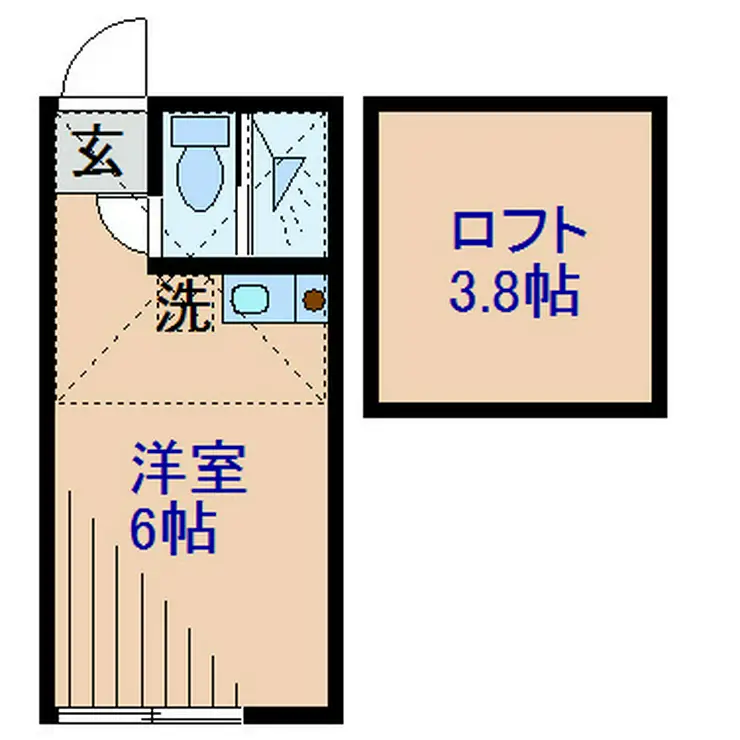パナケイア菊名 1階階 間取り