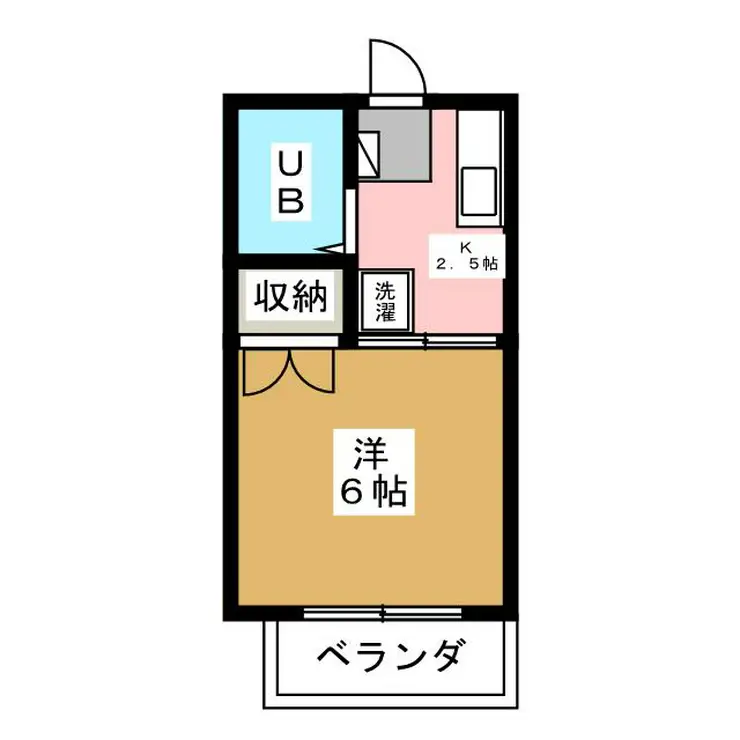第5フジタケグランデュールA 2階階 間取り