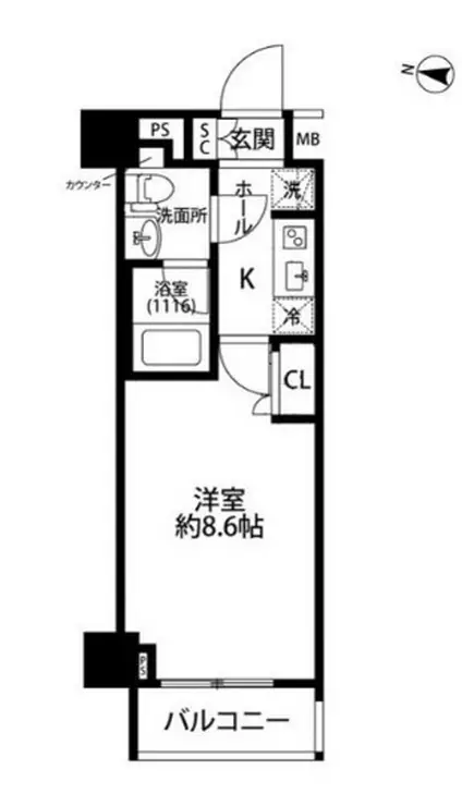 プレール・ドゥーク下板橋 11階階 間取り