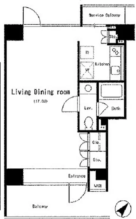 パークアクシス渋谷 3階階 間取り