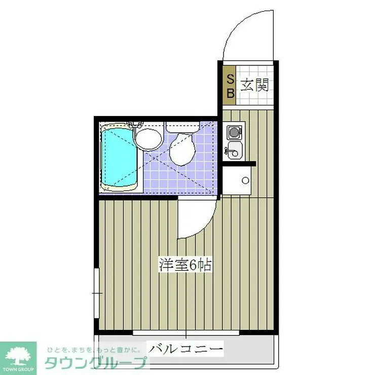カレッジ志木 1階階 間取り