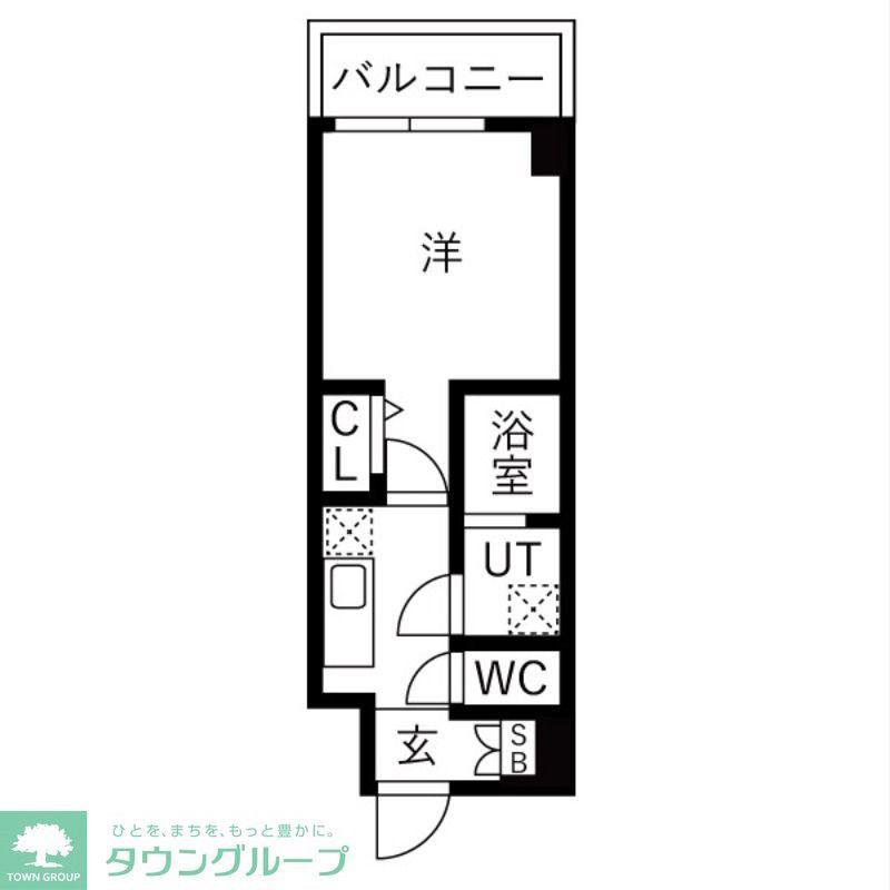 KDXレジデンス成増(1K/4階)の間取り写真