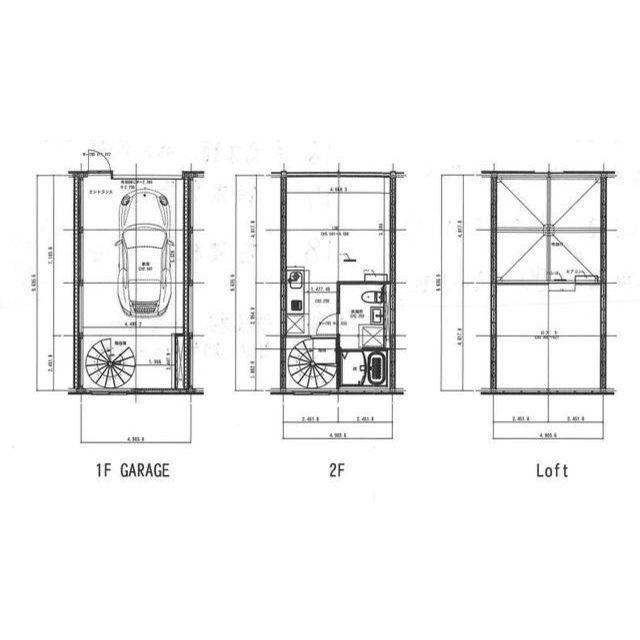 GーHANGAR1821(ワンルーム/1階)の間取り写真