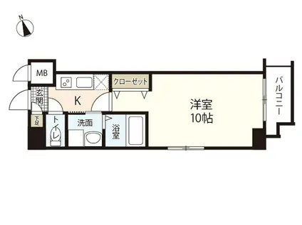 TREAT OTEMACHI(1K/7階)の間取り写真