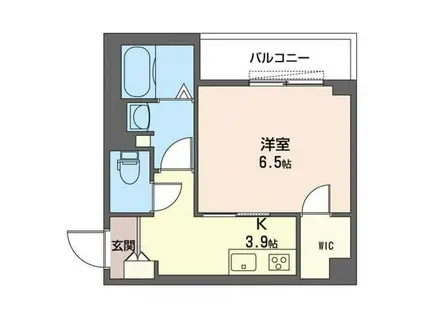 テールソレイユ(1K/1階)の間取り写真