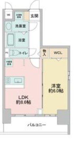 プレサンス上前津グレース(1LDK/15階)の間取り写真