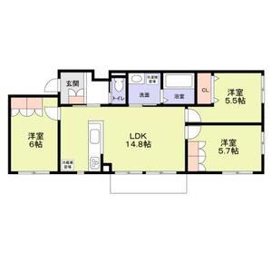 CASA CANELE(3LDK/2階)の間取り写真