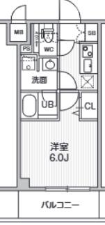 S-RESIDENCE横濱磯子ALIZE(1K/1階)の間取り写真