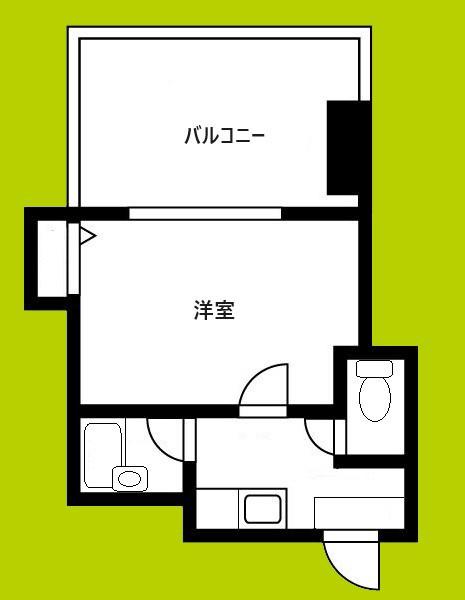 クオーレ十三東(1K/7階)の間取り写真