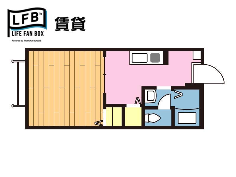 DIAS・AI(1K/2階)の間取り写真