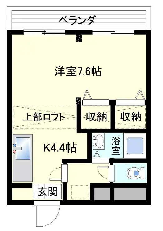 セントラル久里浜 2階階 間取り