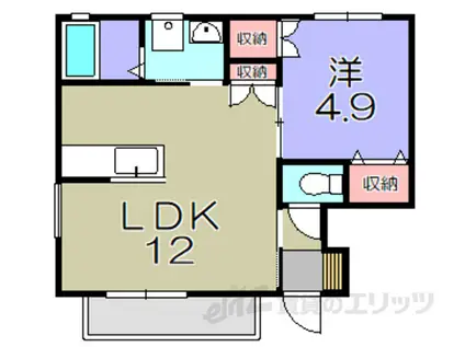 グッドライフステージ小泉(1LDK/1階)の間取り写真