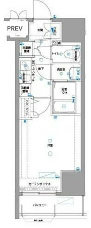 パティーナ新板橋 6階階 間取り