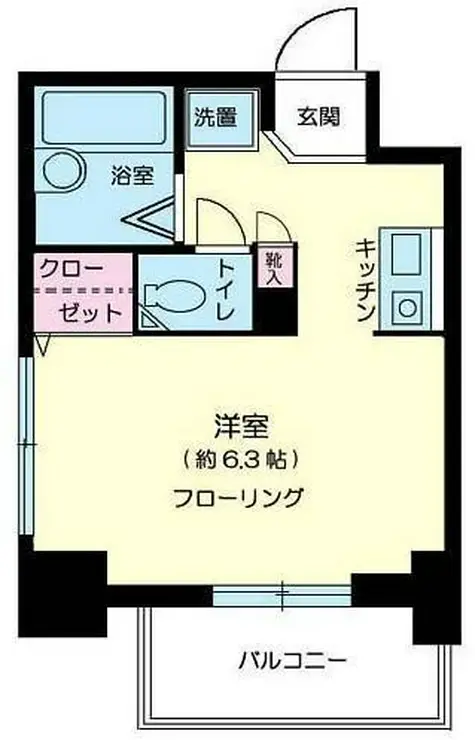 クレアシオン渋谷 9階階 間取り