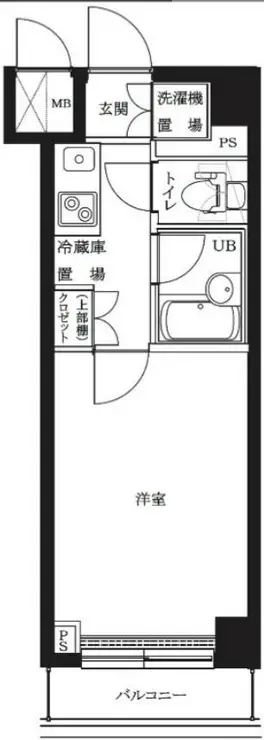 ルーブル東蒲田参番館 3階階 間取り