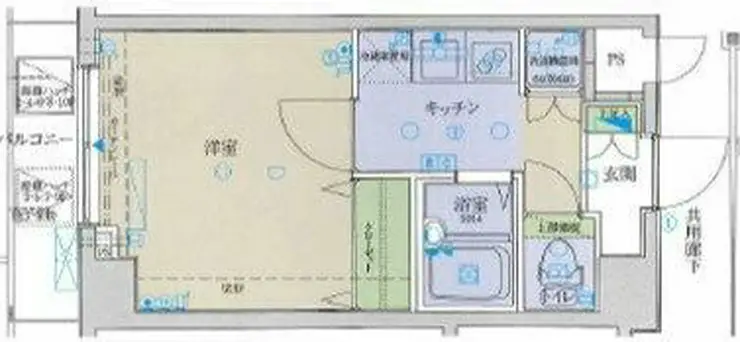 アデッソ新宿若松町 8階階 間取り