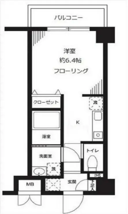 パルメゾン見次公園 2階階 間取り