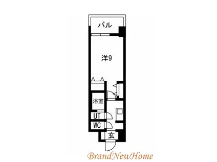 GLUCK MAISON S-SAKAI XVI(1K/3階)の間取り写真